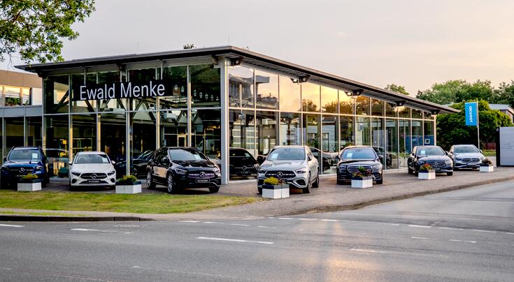 Außenaufnahme Mercedes-Benz Standort Autohaus Ewald Menke in Wildeshausen