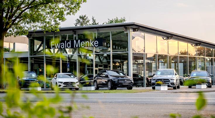 Außenaufnahme Mercedes-Benz Standort Autohaus Ewald Menke in Wildeshausen